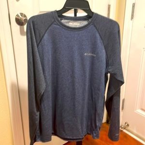 NWT Columbia Mens Omni-Wick Advanced Raglan Long Sleeve Tee Shirt Size Small